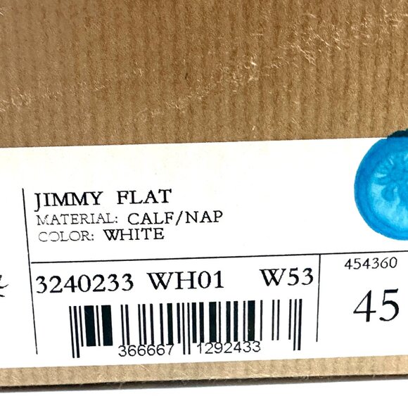 Christian Louboutin JIMMY FLAT Mens Leather Trainers Sneakers Shoes White - Picture 16 of 16